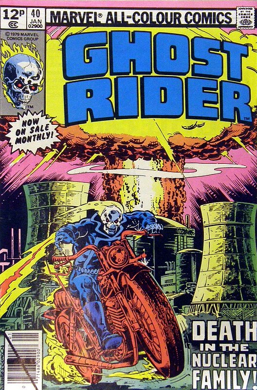 Cover of Ghost Rider (Vol 1) #40. One of 250,000 Vintage American Comics on sale from Krypton!
