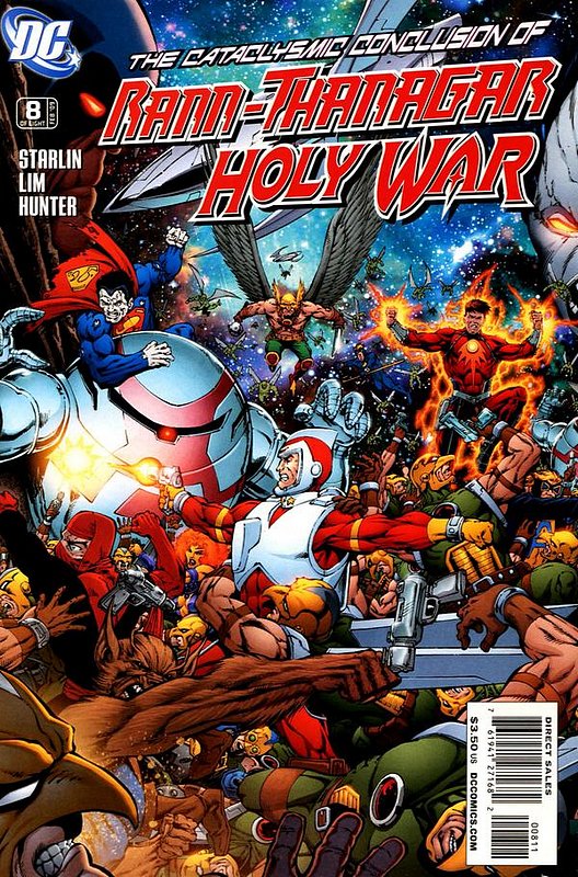Cover of Rann Thanagar: Holy War (2008 Ltd) #8. One of 250,000 Vintage American Comics on sale from Krypton!