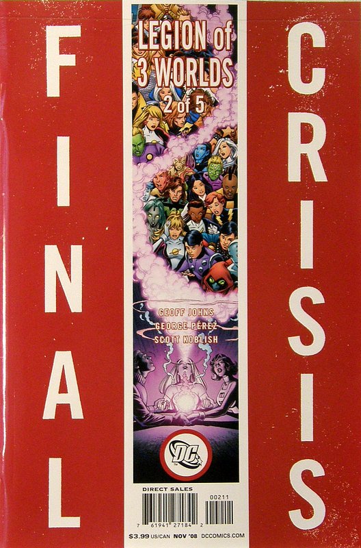 Cover of Final Crisis: Legion of Three Worlds (2008 Ltd) #2. One of 250,000 Vintage American Comics on sale from Krypton!