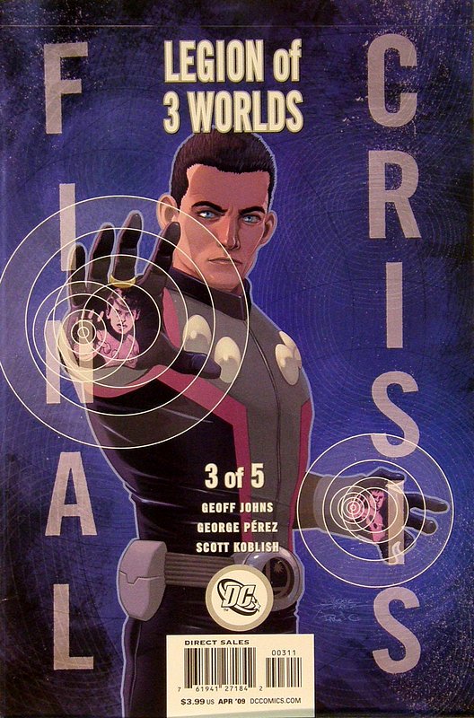 Cover of Final Crisis: Legion of Three Worlds (2008 Ltd) #3. One of 250,000 Vintage American Comics on sale from Krypton!