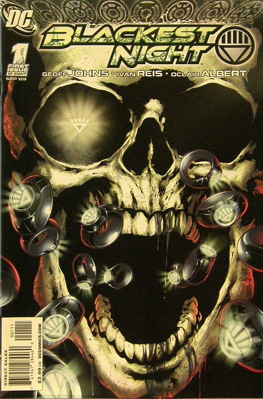 Cover of Blackest Night (2009 Ltd) #1. One of 250,000 Vintage American Comics on sale from Krypton!