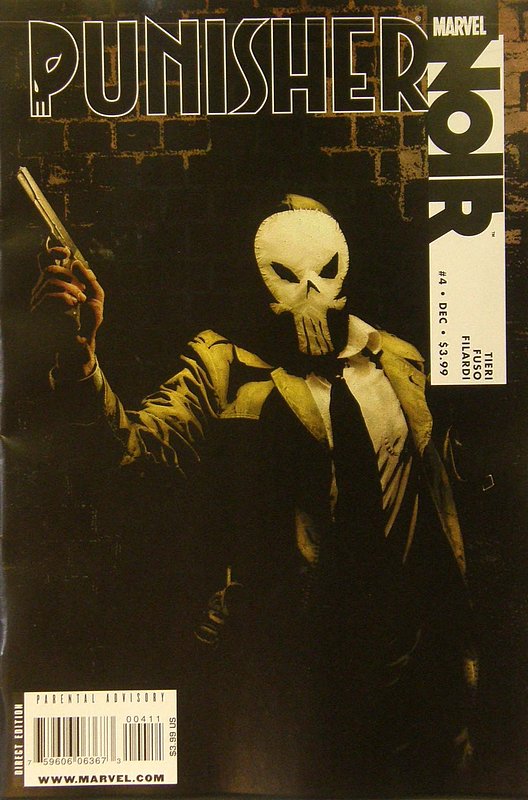 Cover of Punisher: Noir #4. One of 250,000 Vintage American Comics on sale from Krypton!