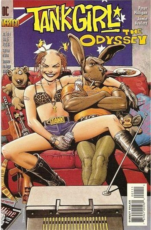 Cover of Tank Girl: The Odyssey #1. One of 250,000 Vintage American Comics on sale from Krypton!
