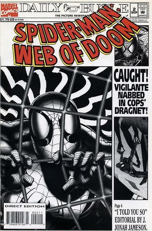 Cover of Spider-Man: Web of Doom #2. One of 250,000 Vintage American Comics on sale from Krypton!