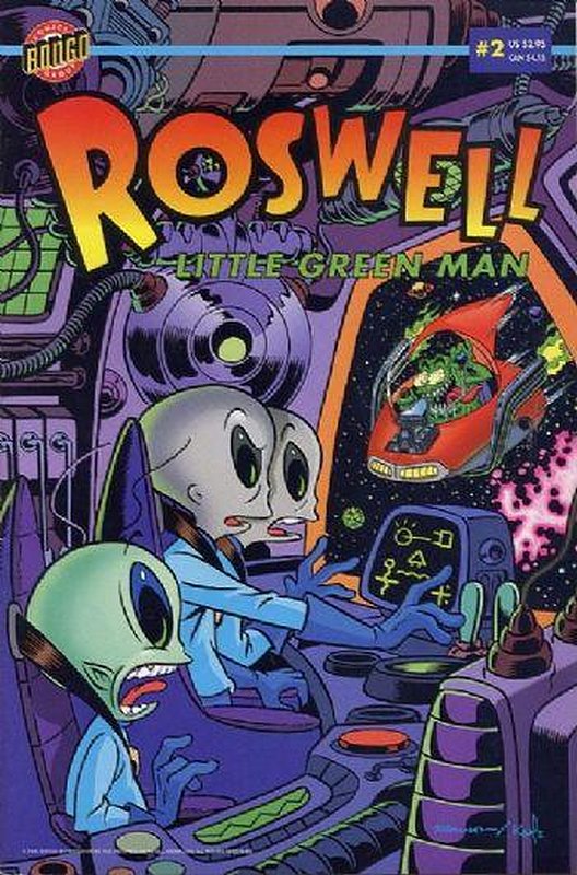 Cover of Roswell: Little Green Man #2. One of 250,000 Vintage American Comics on sale from Krypton!