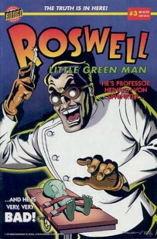 Cover of Roswell: Little Green Man #3. One of 250,000 Vintage American Comics on sale from Krypton!