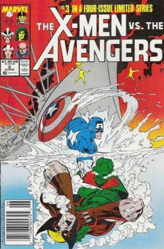 Cover of X-Men vs The Avengers (1987 Ltd) #3. One of 250,000 Vintage American Comics on sale from Krypton!
