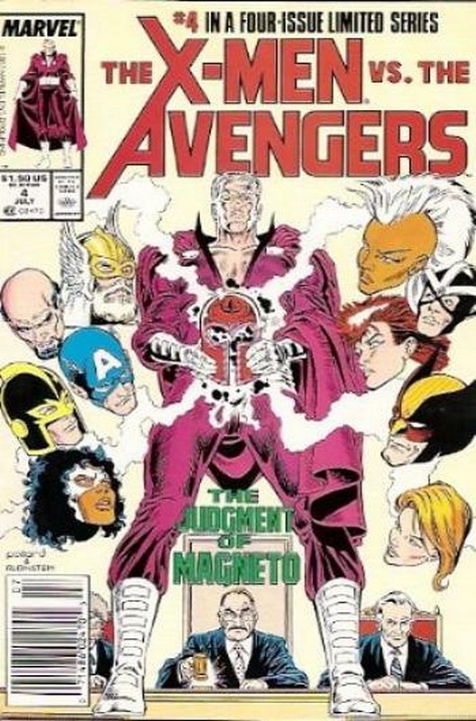 Cover of X-Men vs The Avengers (1987 Ltd) #4. One of 250,000 Vintage American Comics on sale from Krypton!