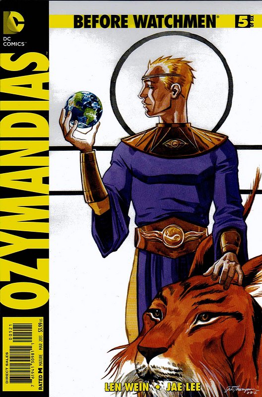 Cover of Before Watchmen: Ozymandias (2012 Ltd) #5. One of 250,000 Vintage American Comics on sale from Krypton!