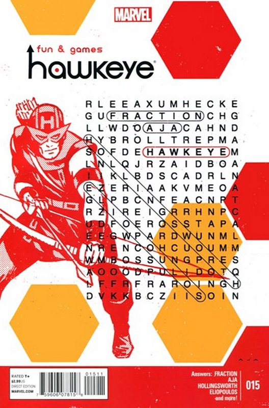 Cover of Hawkeye (Vol 2) #15. One of 250,000 Vintage American Comics on sale from Krypton!