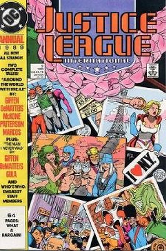 Cover of Justice League Annual (Vol 1) #3. One of 250,000 Vintage American Comics on sale from Krypton!