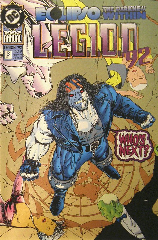 Cover of LEGION 89 (-94) Annual #3. One of 250,000 Vintage American Comics on sale from Krypton!