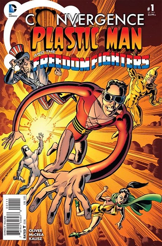 Cover of Convergence: Plastic Man Freedom Fighters #1. One of 250,000 Vintage American Comics on sale from Krypton!