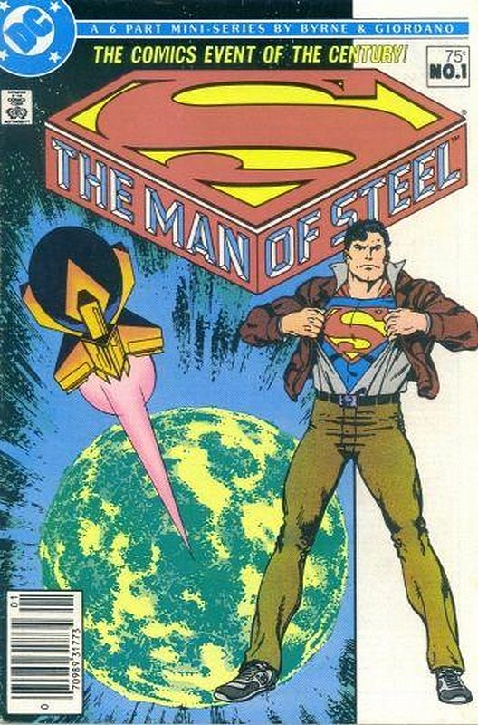Cover of Man of Steel (1987 Ltd) The #1. One of 250,000 Vintage American Comics on sale from Krypton!
