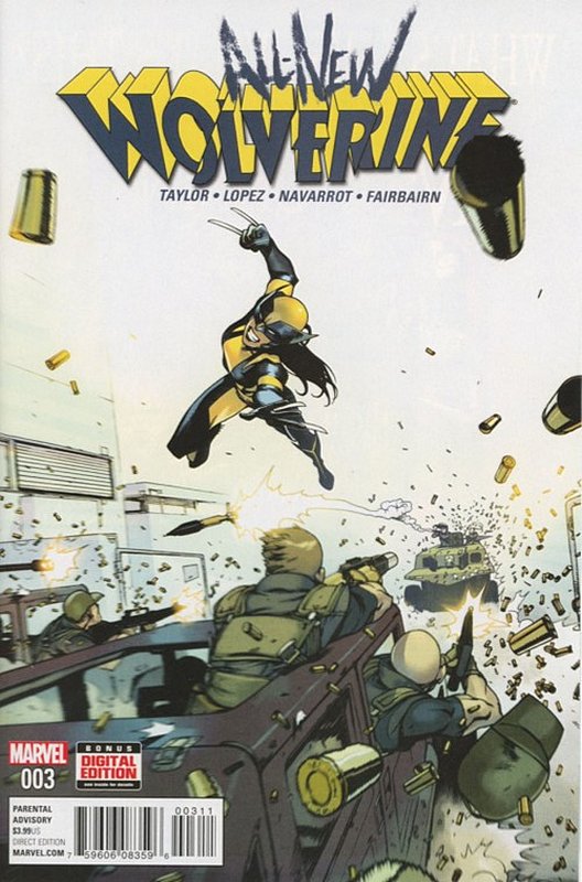 Cover of Wolverine - All-New (Vol 1) #3. One of 250,000 Vintage American Comics on sale from Krypton!
