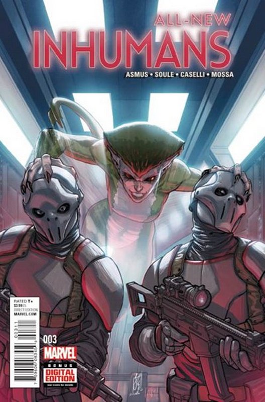 Cover of Inhumans (Vol 3) All-New #3. One of 250,000 Vintage American Comics on sale from Krypton!