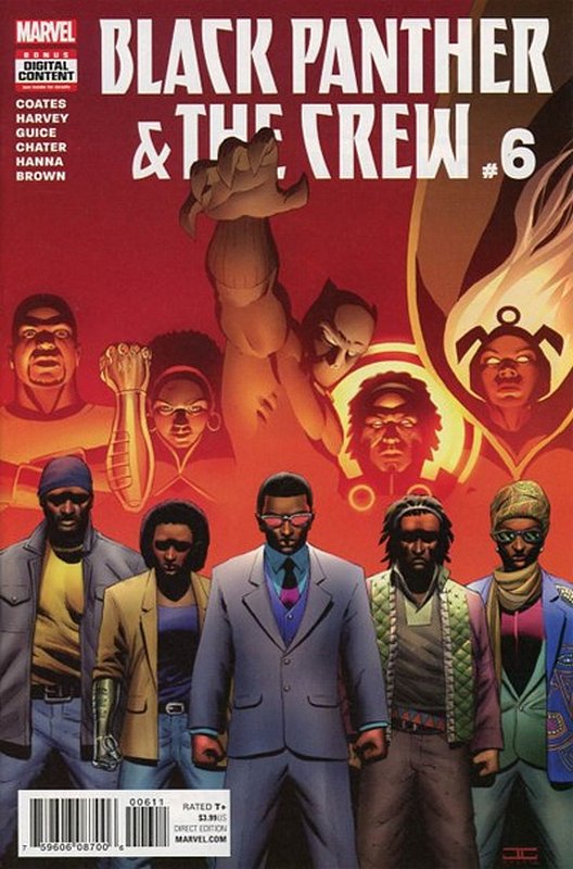 Cover of Black Panther & The Crew #6. One of 250,000 Vintage American Comics on sale from Krypton!