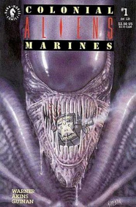 Cover of Aliens: Colonial Marines (1993 Ltd) #1. One of 250,000 Vintage American Comics on sale from Krypton!