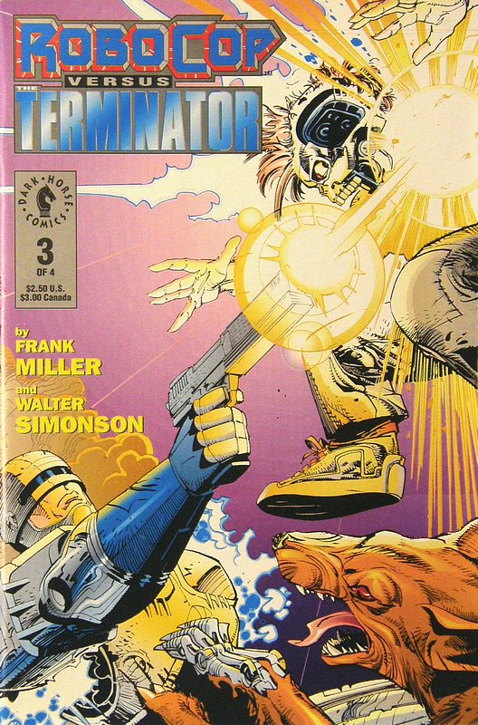 Cover of RoboCop vs Terminator (1992 Ltd) #3. One of 250,000 Vintage American Comics on sale from Krypton!