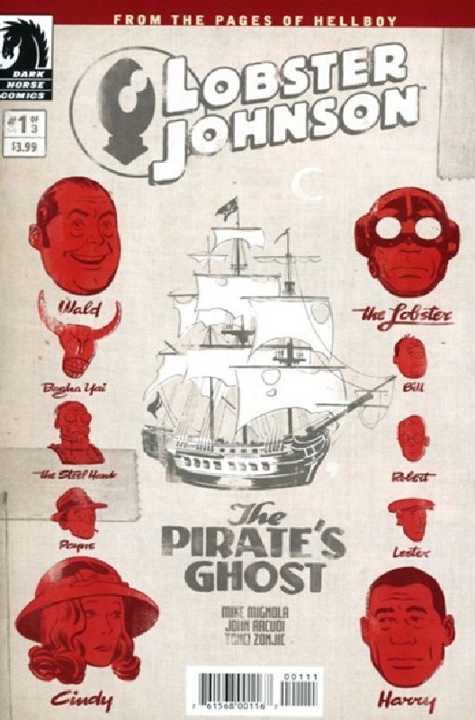 Cover of Lobster Johnson: The Pirates Ghost (2017 Ltd) #1. One of 250,000 Vintage American Comics on sale from Krypton!