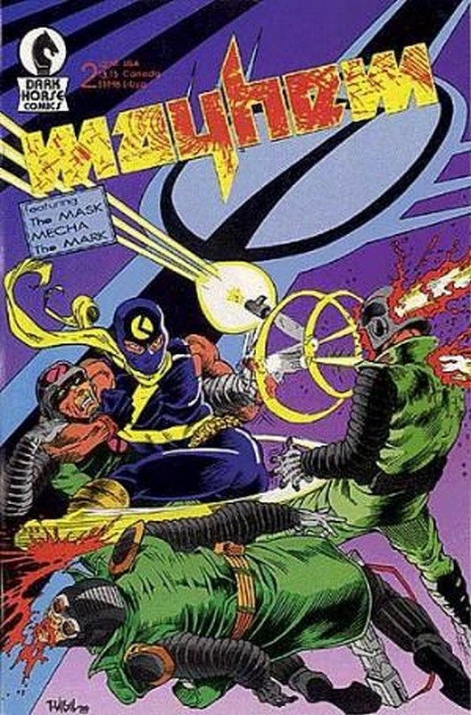 Cover of Mayhem #2. One of 250,000 Vintage American Comics on sale from Krypton!