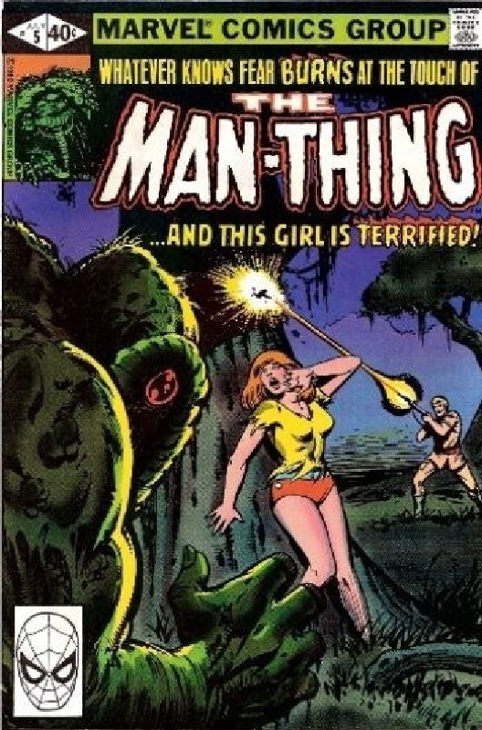 Cover of Man-Thing (Vol 2) #5. One of 250,000 Vintage American Comics on sale from Krypton!