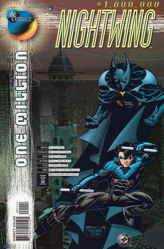 Cover of Nightwing One Million #1. One of 250,000 Vintage American Comics on sale from Krypton!
