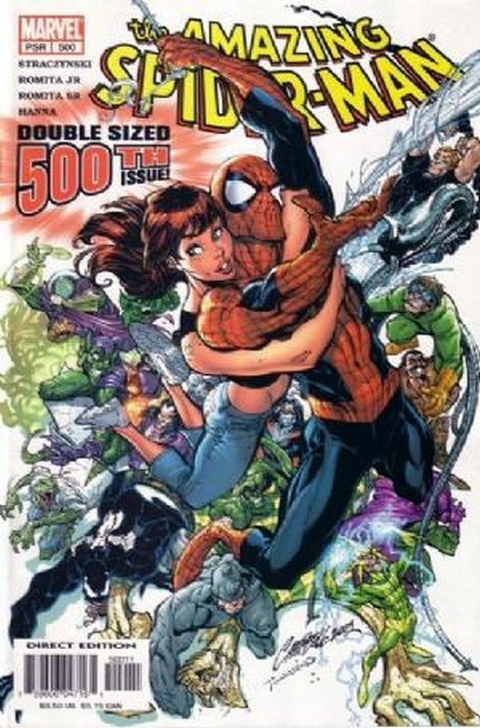 Cover of Amazing Spider-Man (Vol 2) #500. One of 250,000 Vintage American Comics on sale from Krypton!
