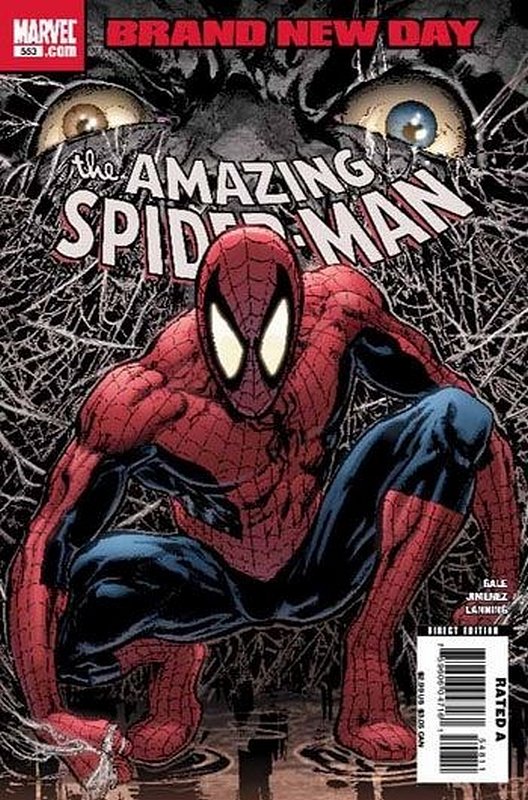Cover of Amazing Spider-Man (Vol 2) #553. One of 250,000 Vintage American Comics on sale from Krypton!