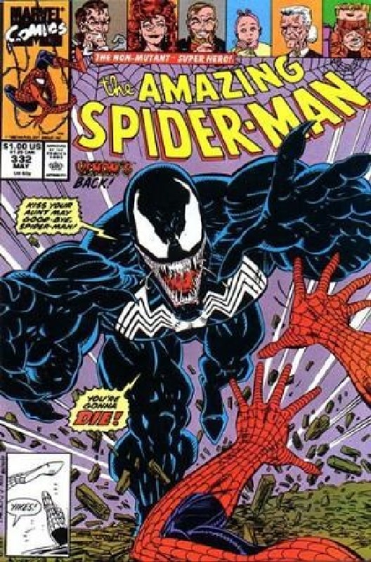 Cover of Amazing Spider-Man (Vol 1) #332. One of 250,000 Vintage American Comics on sale from Krypton!