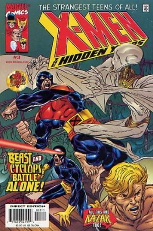 Cover of X-Men: The Hidden Years (Vol 1) #3. One of 250,000 Vintage American Comics on sale from Krypton!