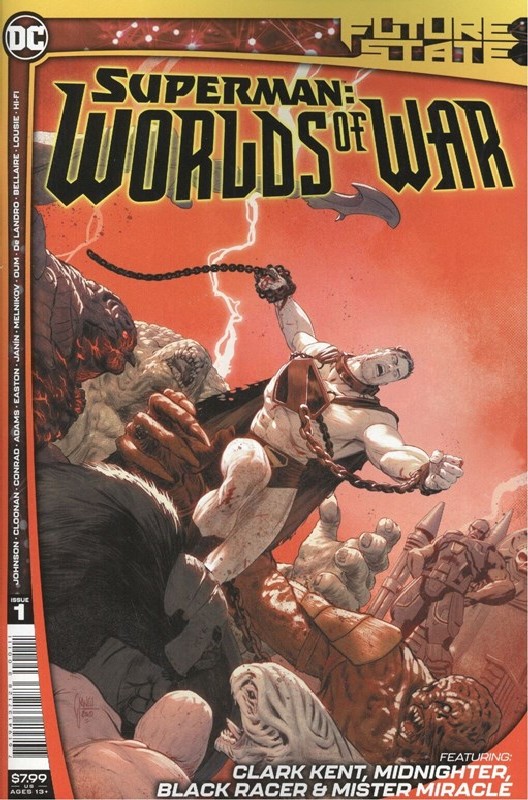 Cover of Future State: Superman Worlds of War (Vol 1) #1. One of 250,000 Vintage American Comics on sale from Krypton!