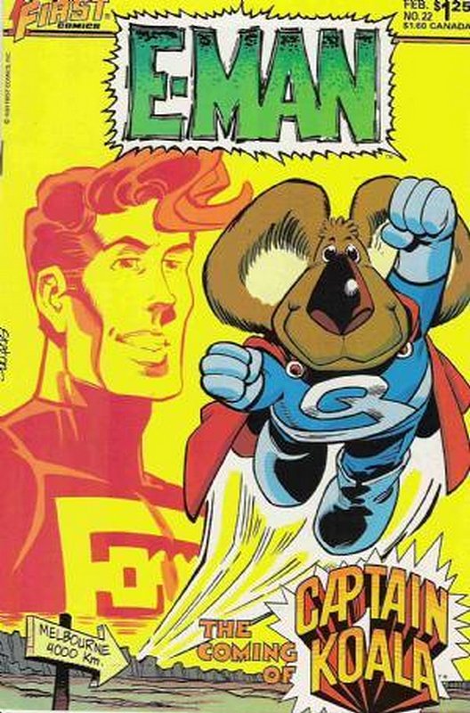 Cover of E-Man (Vol 2) #22. One of 250,000 Vintage American Comics on sale from Krypton!