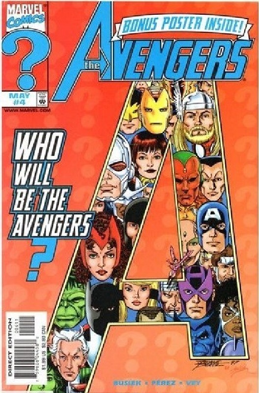 Cover of Avengers (Vol 3) #4. One of 250,000 Vintage American Comics on sale from Krypton!