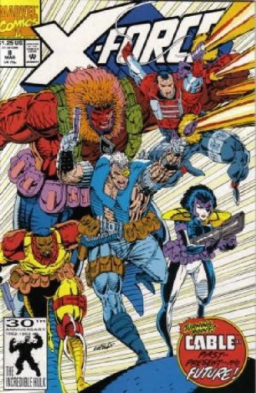 Cover of X-Force (Vol 1) #8. One of 250,000 Vintage American Comics on sale from Krypton!