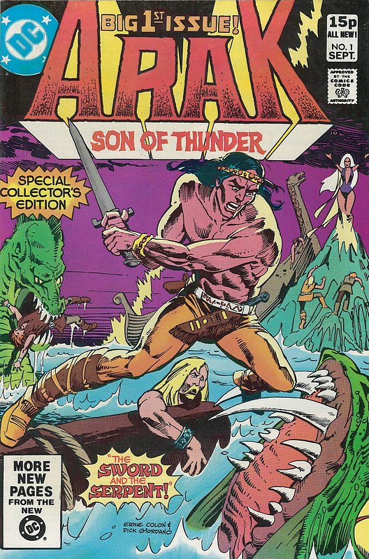 Cover of Arak Son of Thunder (Vol 1) #1. One of 250,000 Vintage American Comics on sale from Krypton!