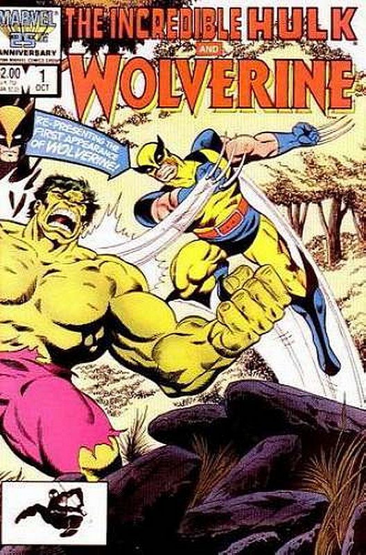 Cover of Incredible Hulk & Wolverine (1986 One Shot) #1. One of 250,000 Vintage American Comics on sale from Krypton!