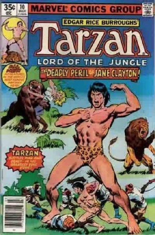 Cover of Tarzan Lord of the Jungle #10. One of 250,000 Vintage American Comics on sale from Krypton!