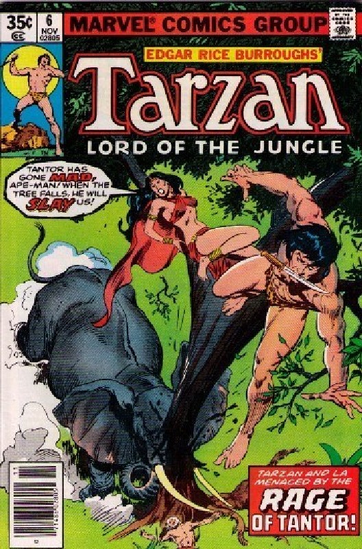 Cover of Tarzan Lord of the Jungle #6. One of 250,000 Vintage American Comics on sale from Krypton!