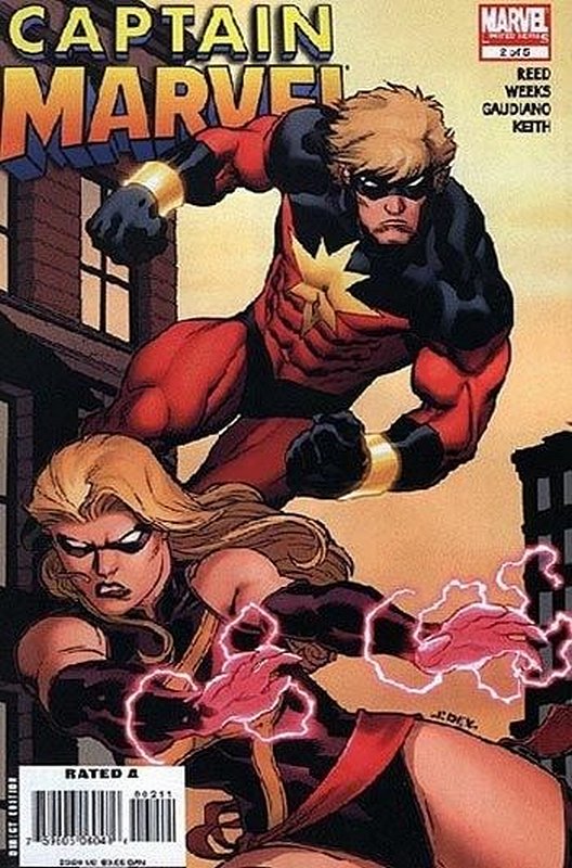 Cover of Captain Marvel (2007 Ltd) #2. One of 250,000 Vintage American Comics on sale from Krypton!