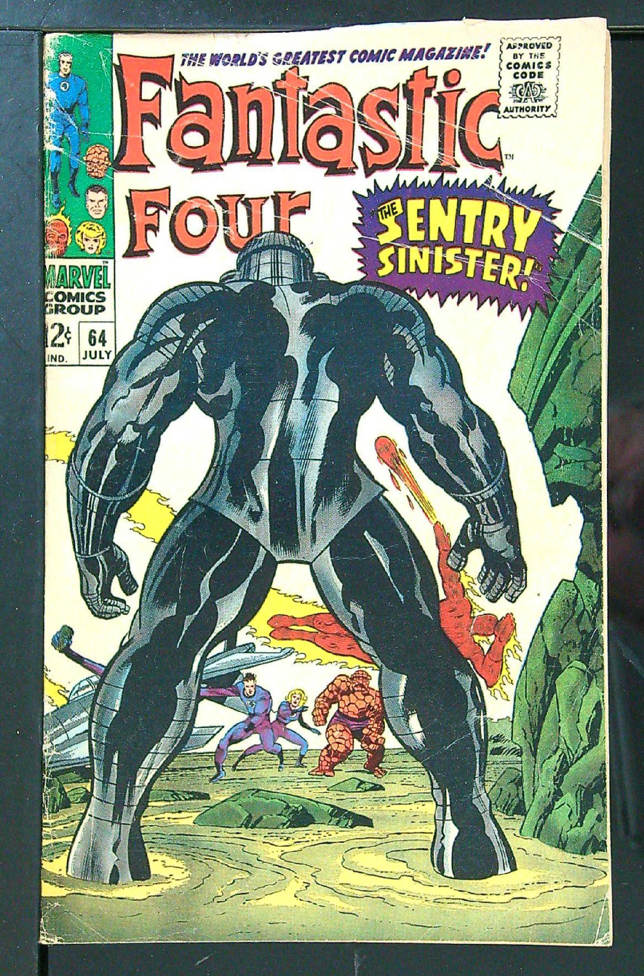 Cover of Fantastic Four (Vol 1) #64. One of 250,000 Vintage American Comics on sale from Krypton!