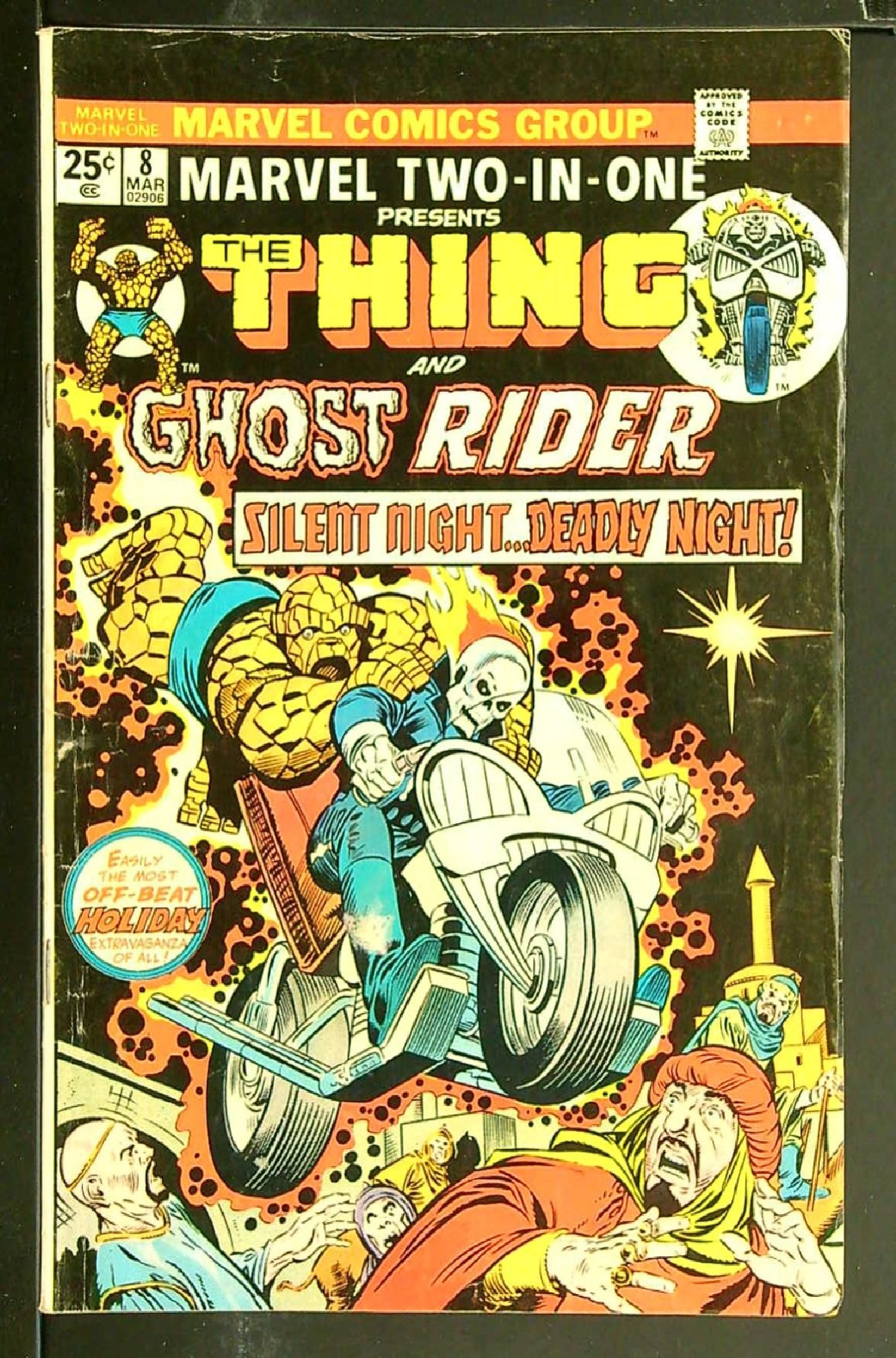 ACTUAL SCAN OF COMIC!<br> Cover of Marvel Two-in-one (Vol 1) #8. One of 250,000 Vintage American Comics on sale from Krypton!