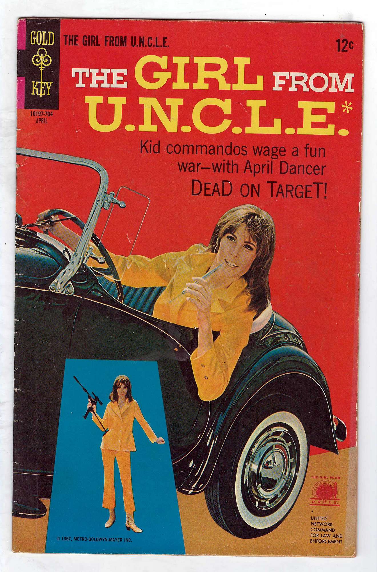 Cover of Girl From U.N.C.L.E. #2. One of 250,000 Vintage American Comics on sale from Krypton!