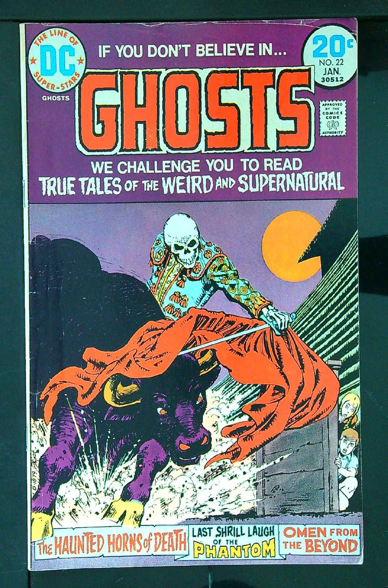 ACTUAL SCAN OF COMIC!<br> Cover of Ghosts (Vol 1) #22. One of 250,000 Vintage American Comics on sale from Krypton!