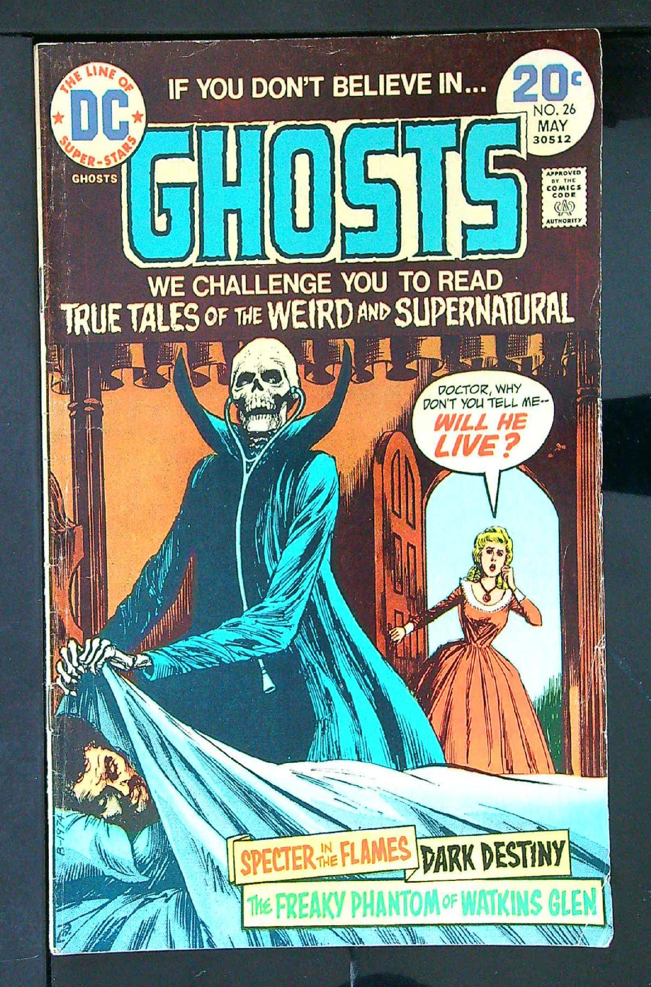 ACTUAL SCAN OF COMIC!<br> Cover of Ghosts (Vol 1) #26. One of 250,000 Vintage American Comics on sale from Krypton!