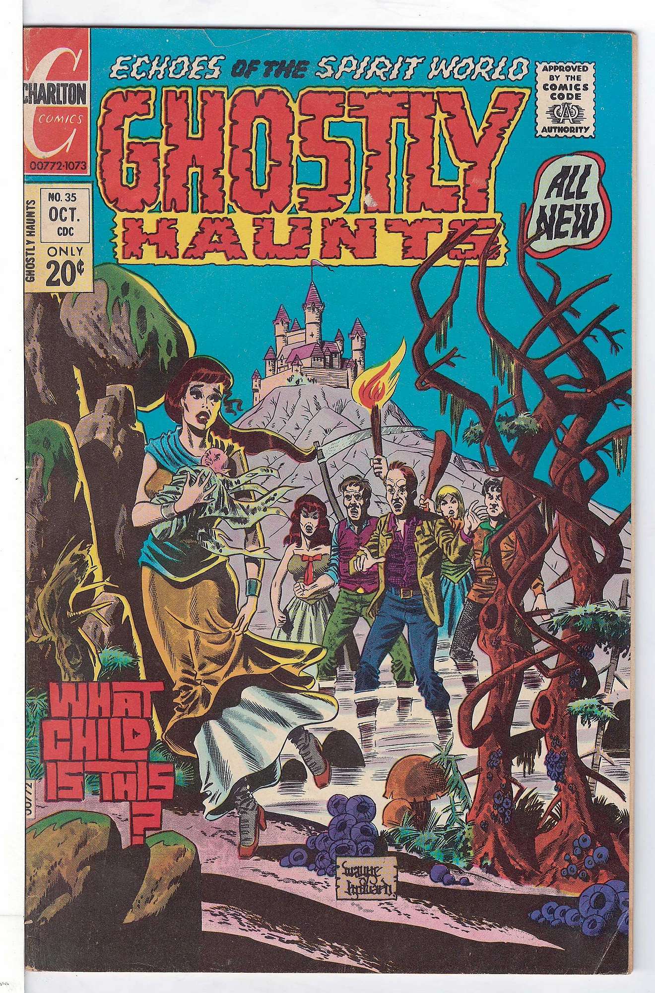 ACTUAL SCAN OF COMIC!<br> Cover of Ghostly Haunts (Vol 1) #35. One of 250,000 Vintage American Comics on sale from Krypton!