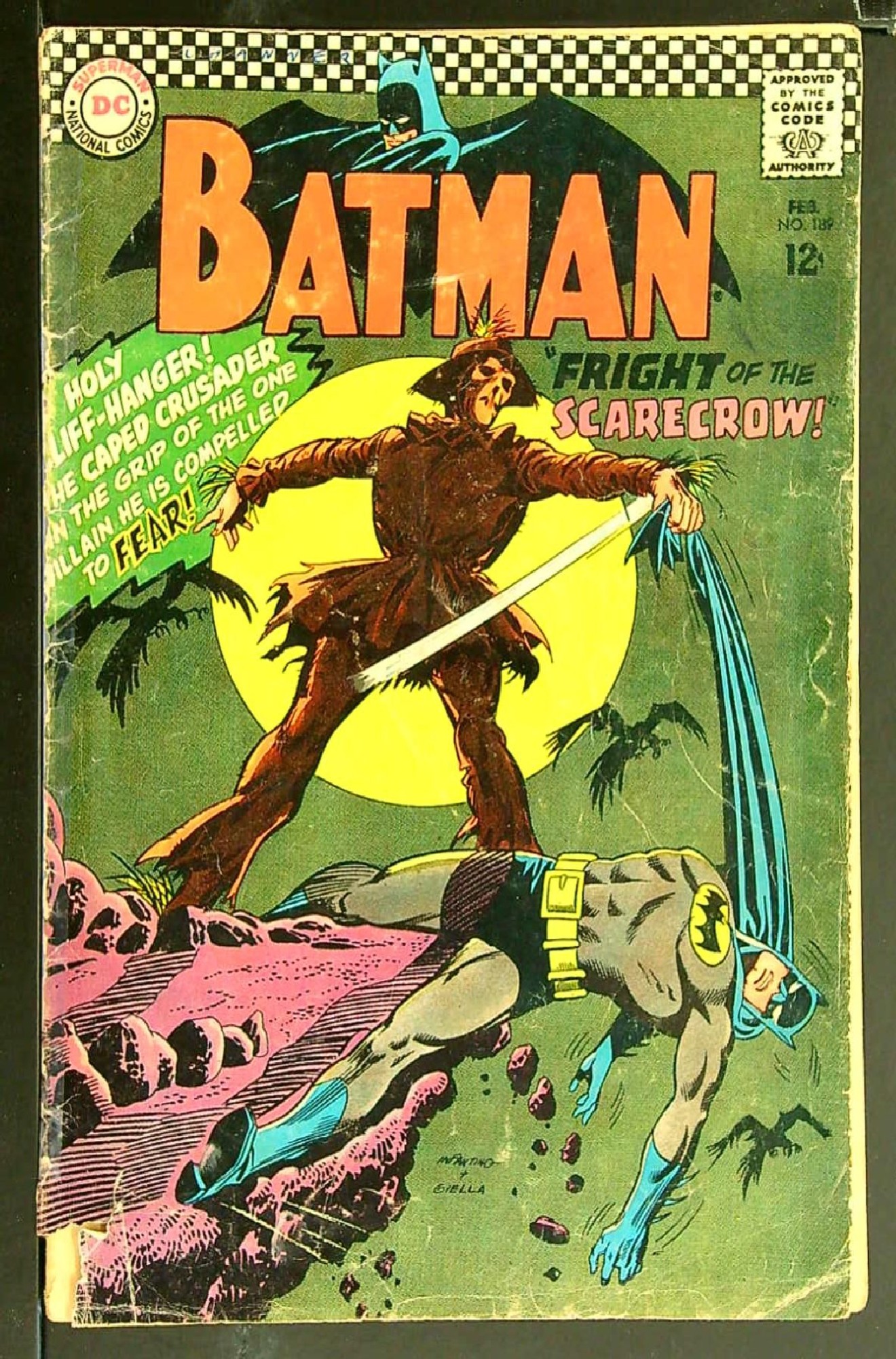 Cover of Batman #189. One of 250,000 Vintage American Comics on sale from Krypton!