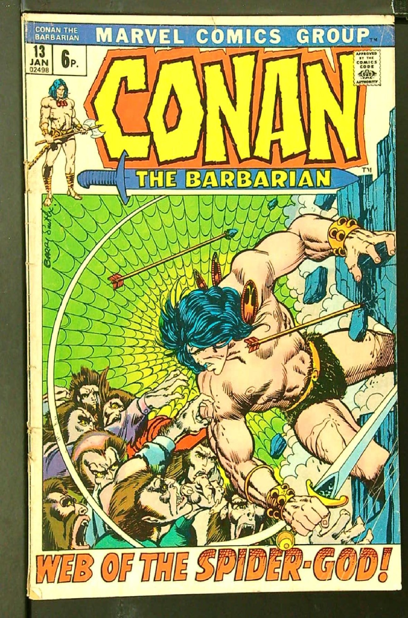Cover of Conan the Barbarian (Vol 1) #13. One of 250,000 Vintage American Comics on sale from Krypton!