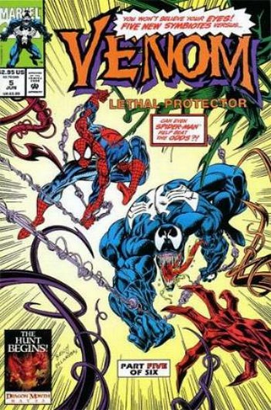 Cover of Venom: Lethal Protector (1993 Ltd) #5. One of 250,000 Vintage American Comics on sale from Krypton!