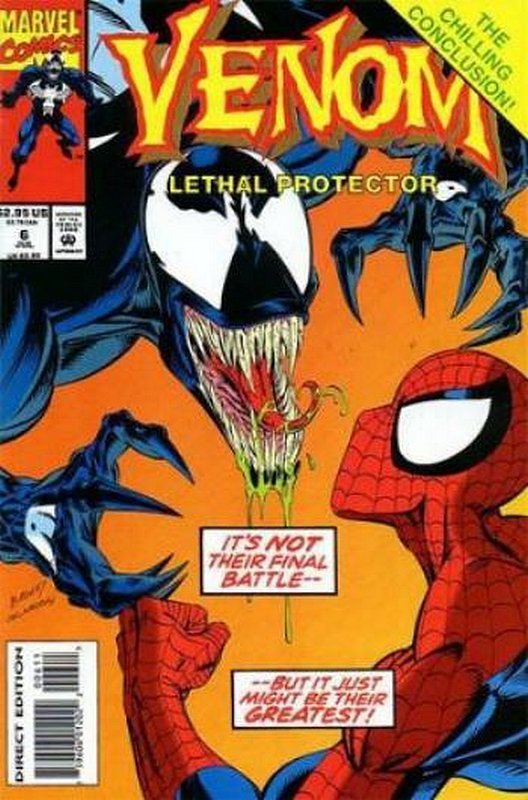 Cover of Venom: Lethal Protector (1993 Ltd) #6. One of 250,000 Vintage American Comics on sale from Krypton!